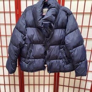 Hudson Jeans Navy Puffer Jacket